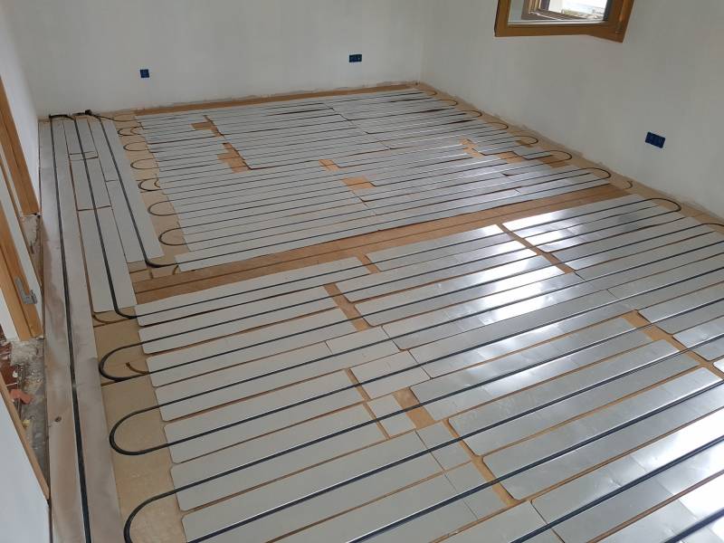 Plancher chauffant pour une rénovation passive