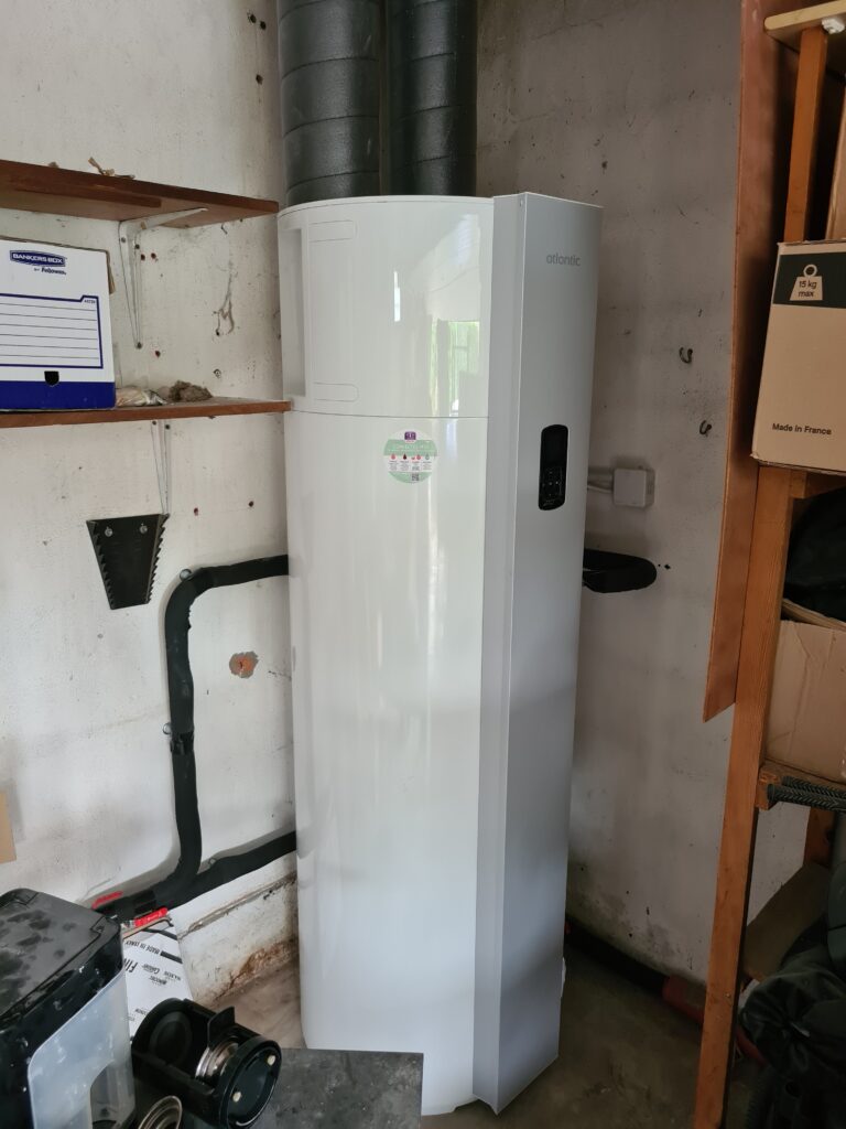 Installation d'un chauffe-eau thermodynamique