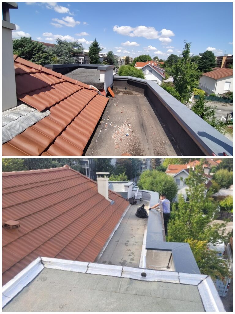 Rénovation de l'isolation et de l'étanchéité des toitures terrasse