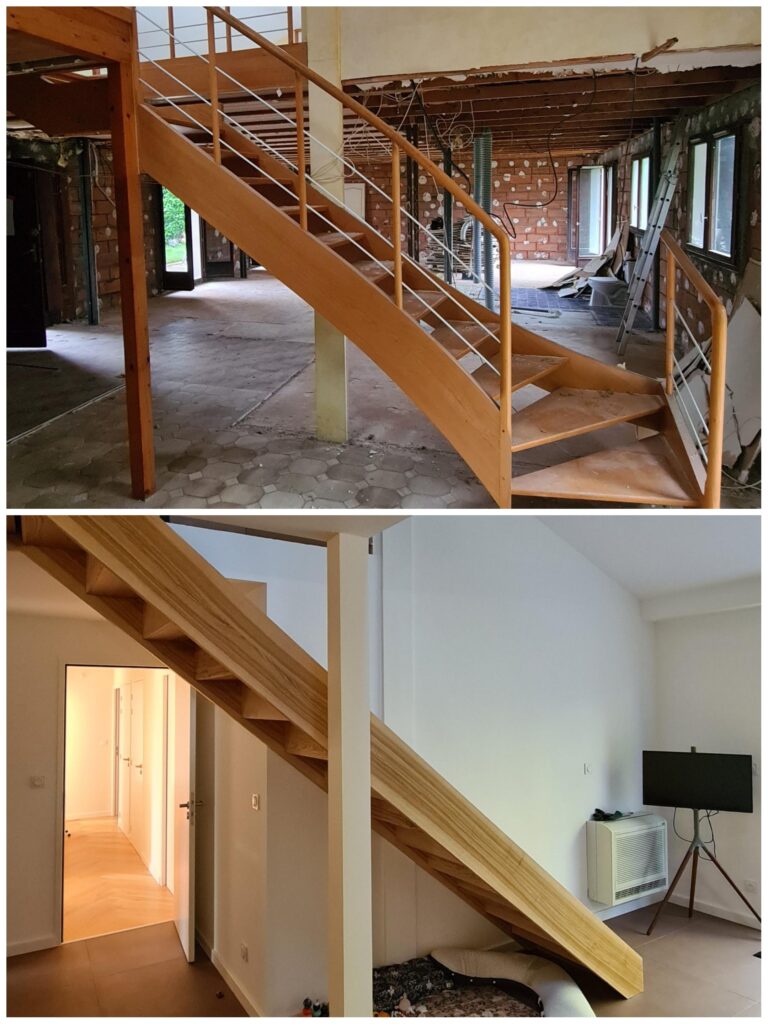 Avant / Après escalier